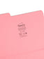 SuperTab® File Folders, 1/3-Cut Tab, Dark Pink Color, Letter Size, Set of 1, 086486118194