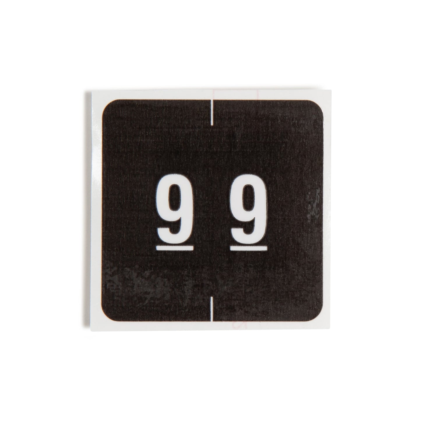 DCC Color-Coded Numeric Labels - Rolls, Black Color, 1-1/2" X 1-1/2" Size, Set of 250, 086486674294