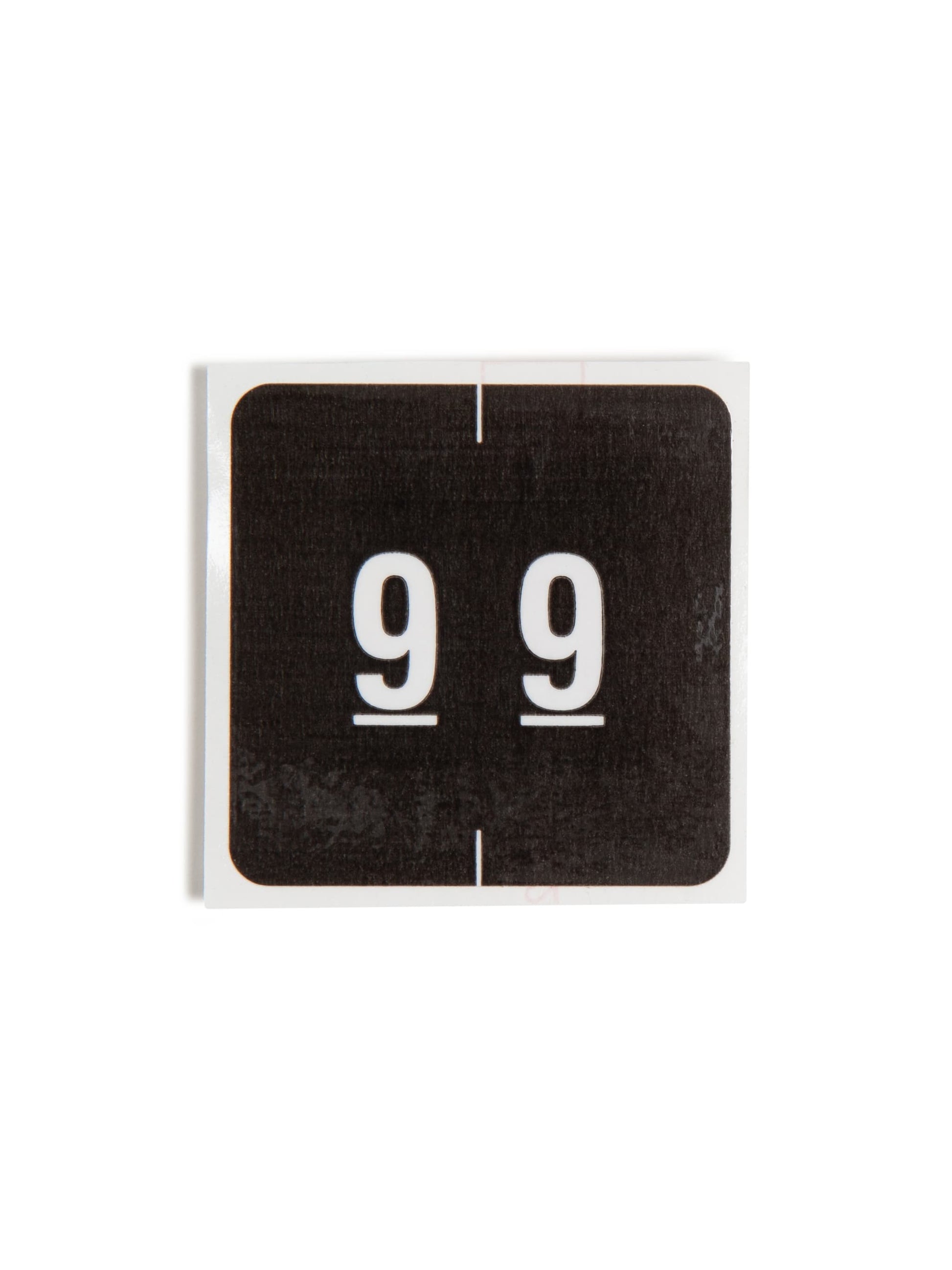 DCC Color-Coded Numeric Labels - Rolls, Black Color, 1-1/2" X 1-1/2" Size, Set of 250, 086486674294