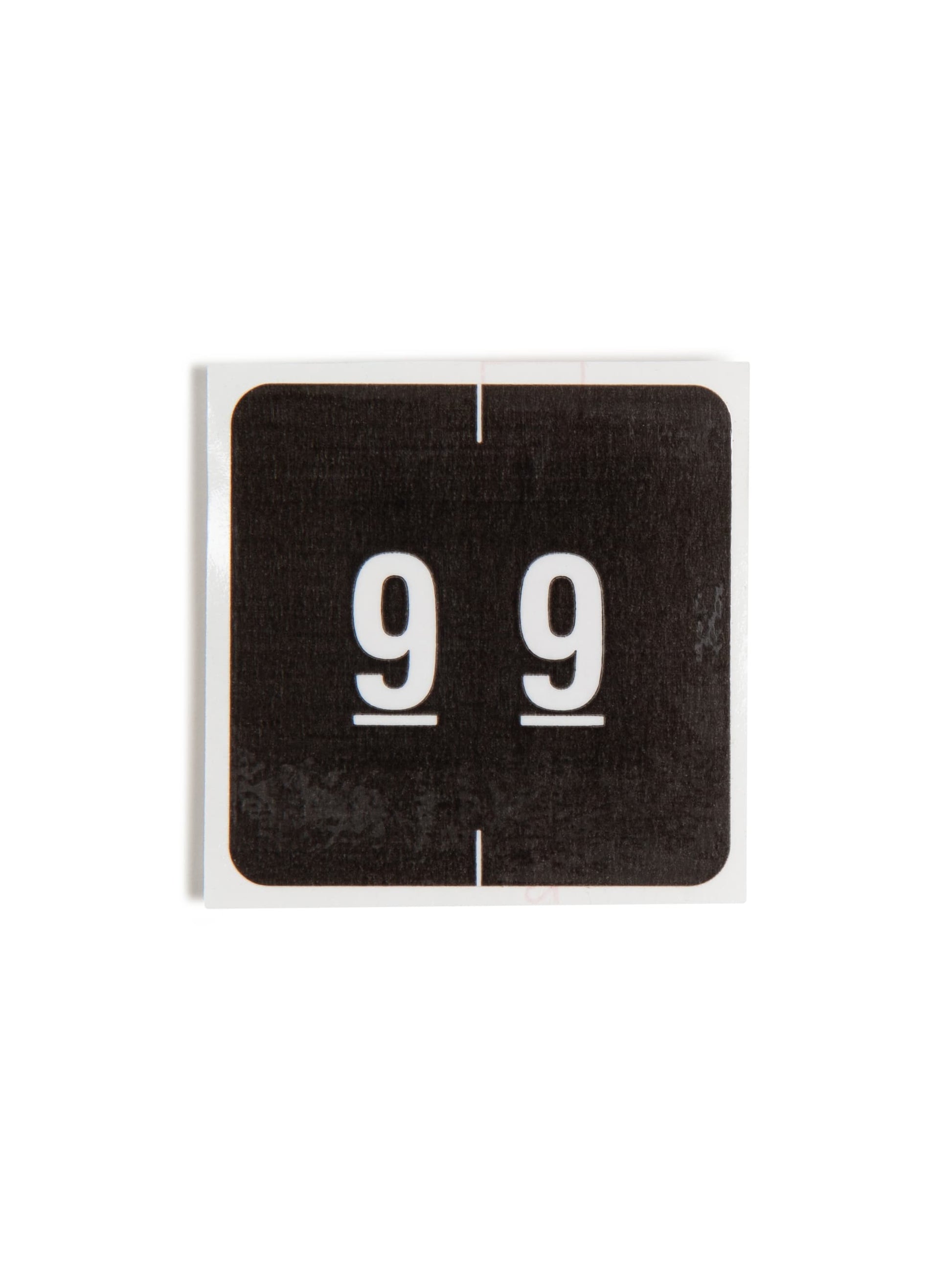 DCC Color-Coded Numeric Labels - Rolls, Black Color, 1-1/2" X 1-1/2" Size, Set of 1, 086486674294