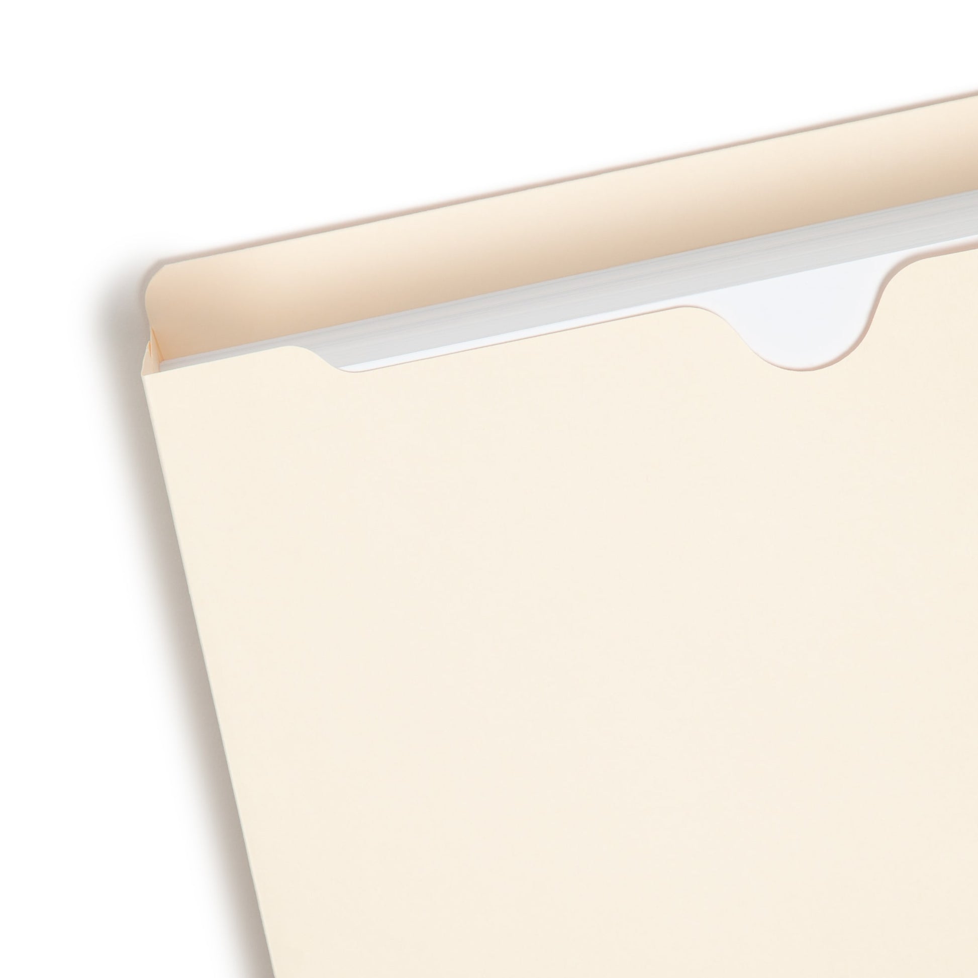 File Jackets, 2 inch Expansion, Straight-Cut Tab, Manila Color, Letter Size, Set of 50, 30086486755604