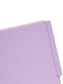 Shelf-Master® Reinforced End Tab Fastener File Folders, Straight-Cut Tab, Lavender Color, Legal Size, Set of 50, 086486285407