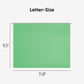 Standard Hanging File Folders with 1/5-Cut Tabs, Green Color, Letter Size, Set of 25, 086486640619