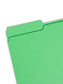 Standard File Folders, 1/3-Cut Tab, Green Color, Legal Size, Set of 100, 086486171434