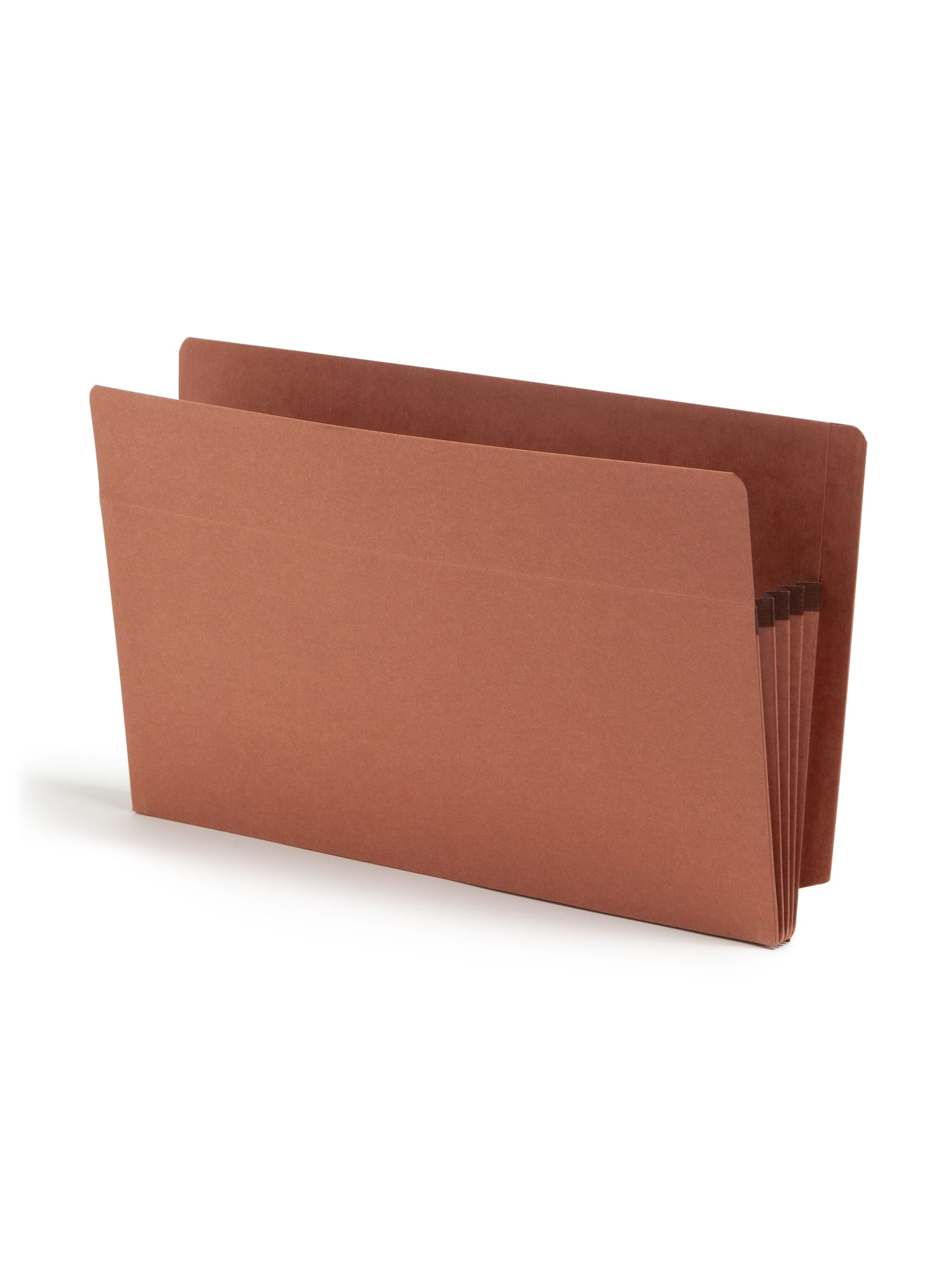 Etra-Wide End Tab File Pockets, Straight-Cut Tab, 3-1/2 inch Expansion, Redrope Color, Extra Wide Legal Size, Set of 25, 30086486736115