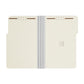 Pressboard Fastener File Folders, 3 inch Expansion, Gray/Green Color, Legal Size, Set of 25, 086486200059