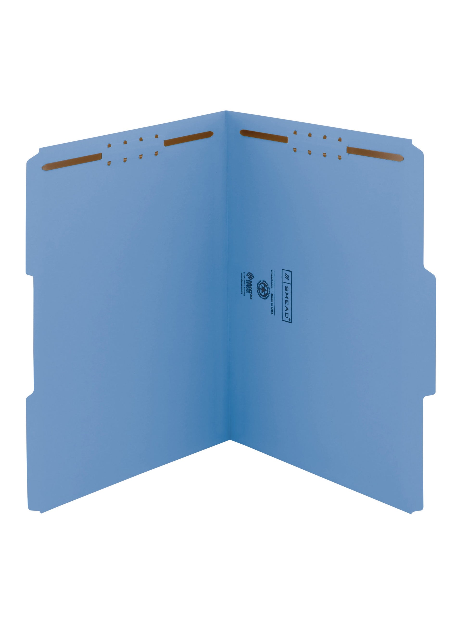 Reinforced Tab Fastener File Folders, 1/3-Cut Tab, 2 FastenersReinforced Tab Fastener File Folders, 1/3 Cut, Blue, Letter, Blue, Letter Size, Set of 50, 086486120401