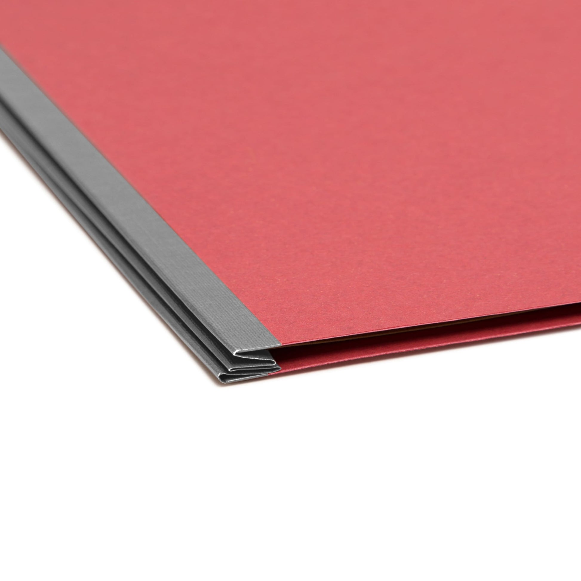 Pressboard Classification File Folders, 2 Dividers, 2 inch Expansion, Red Color, Letter Size, Set of 5, 086486140546