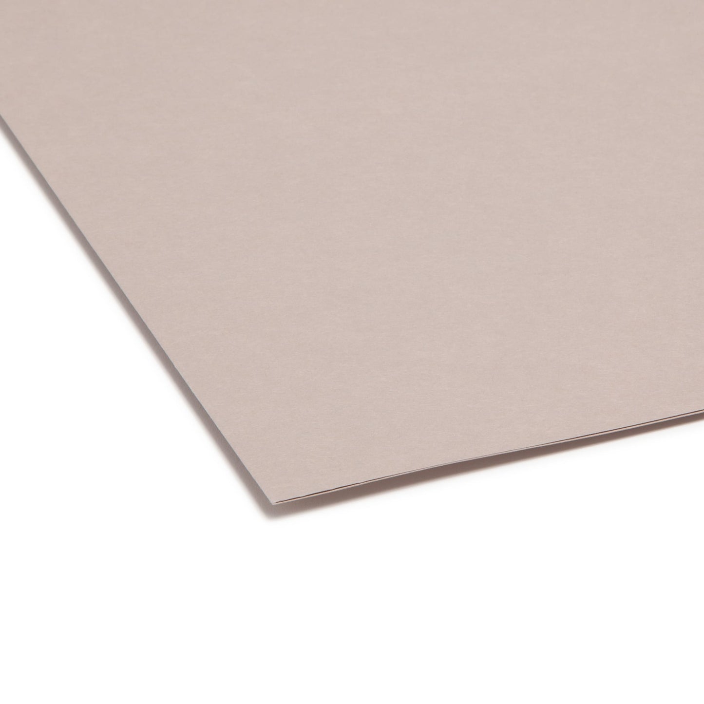 Reinforced Tab File Folders, Straight-Cut Tab, Gray Color, Letter Size, Set of 100, 086486123105