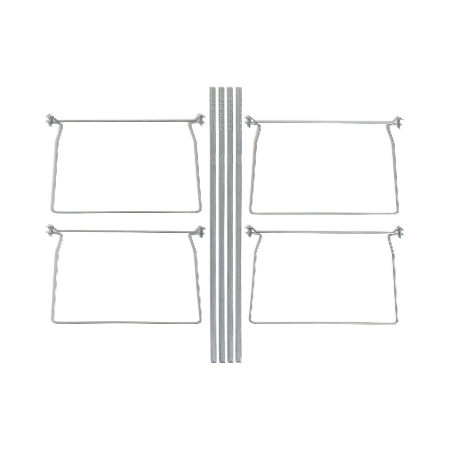 Hanging File Folder Frame, Gray Color, Legal Size, Set of 2, 086486648738