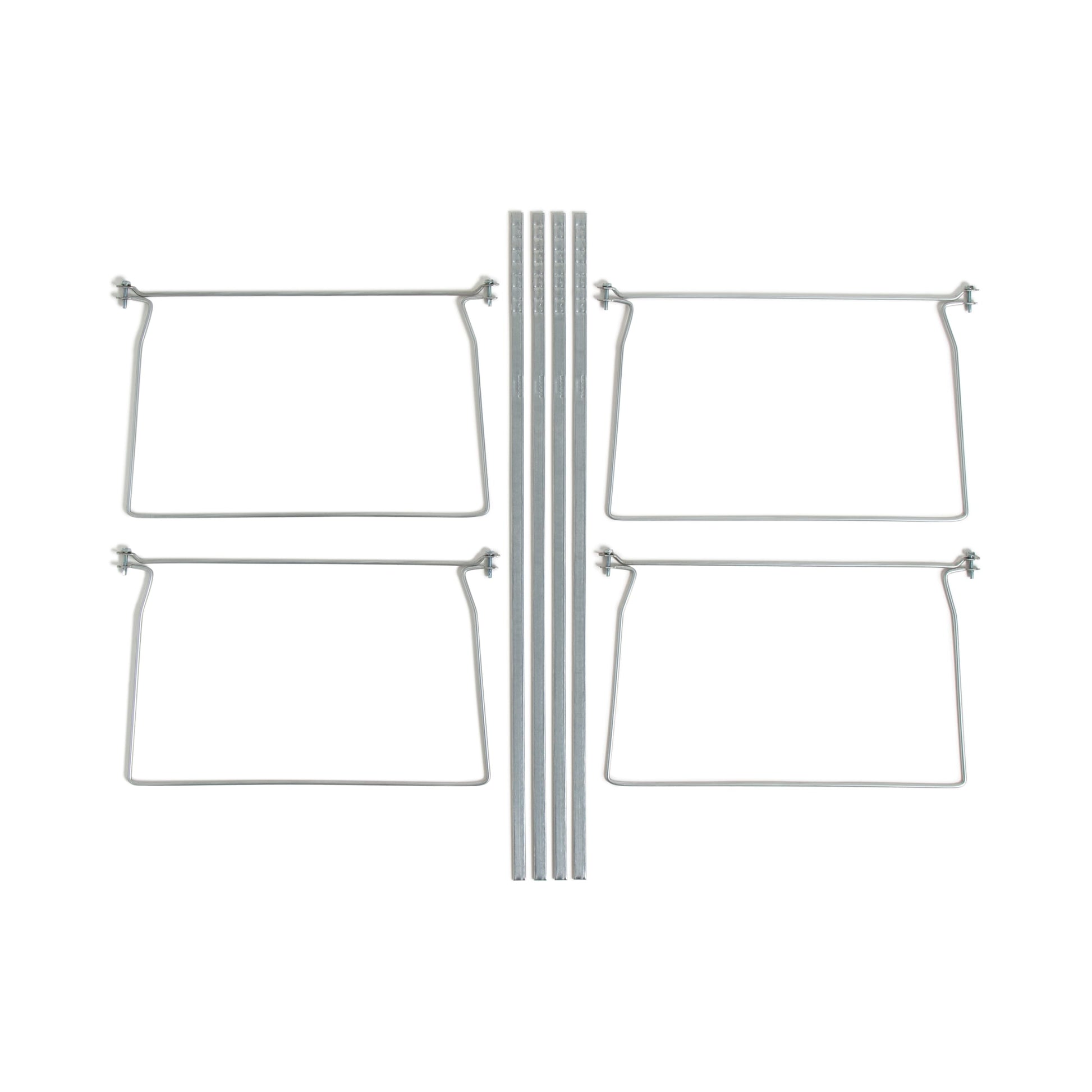 Hanging File Folder Frame, Gray Color, Legal Size, Set of 2, 086486648738