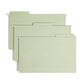 FasTab®/SafeSHIELD® Hanging File Fastener Folders, 1/3-Cut Tab, Moss Green Color, Legal Size, Set of 1, 086486651707