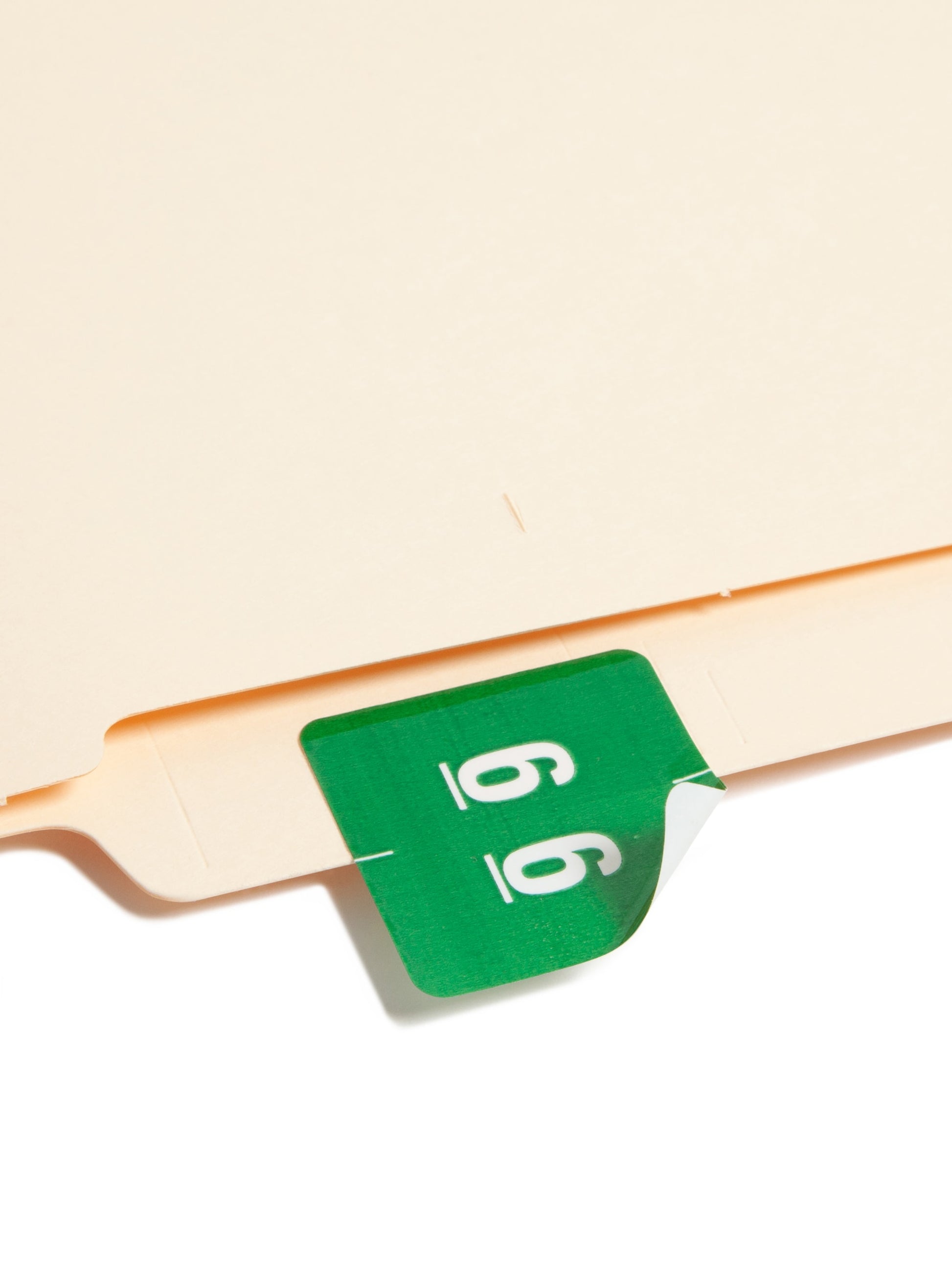 DCC Color-Coded Numeric Labels - Rolls, Green Color, 1-1/2" X 1-1/2" Size, Set of 250, 086486674263