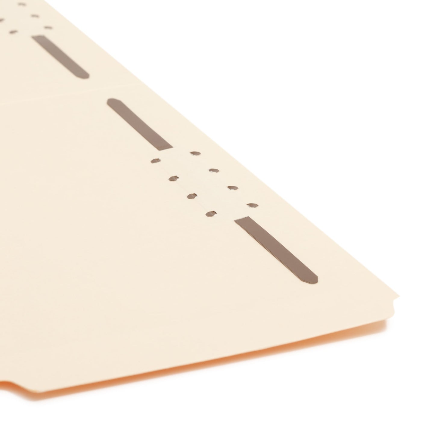 Reinforced Tab Fastener File Folders, 1/3-Cut Tab, 2 Fasteners, Manila Color, Legal Size, Set of 50, 086486195379
