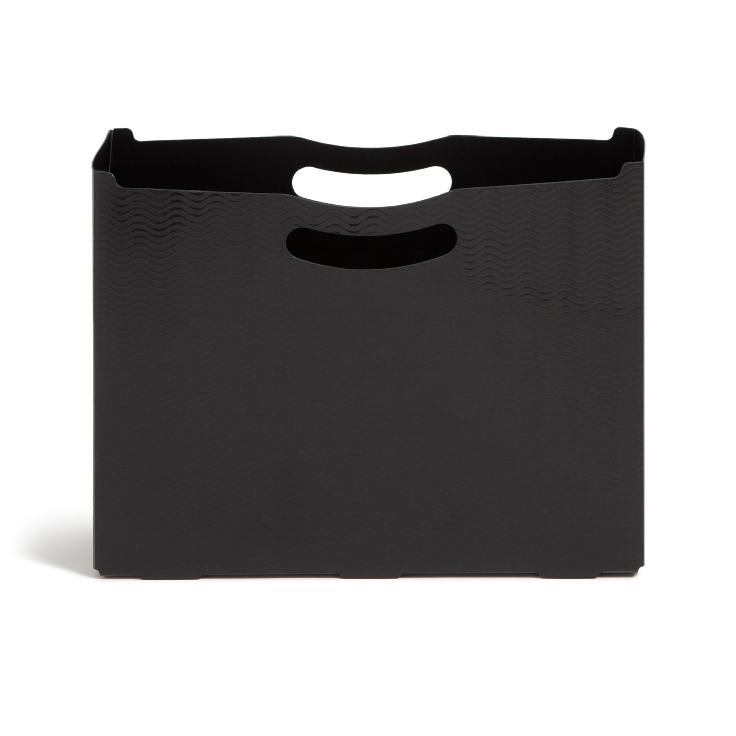 Poly File Boxes, 3-Inch Expansion, Black Color, Letter Size, Set of 1, 086486716314