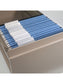 Standard Hanging File Folders with 1/3-Cut Tabs, Blue Color, Letter Size, Set of 25, 086486640213