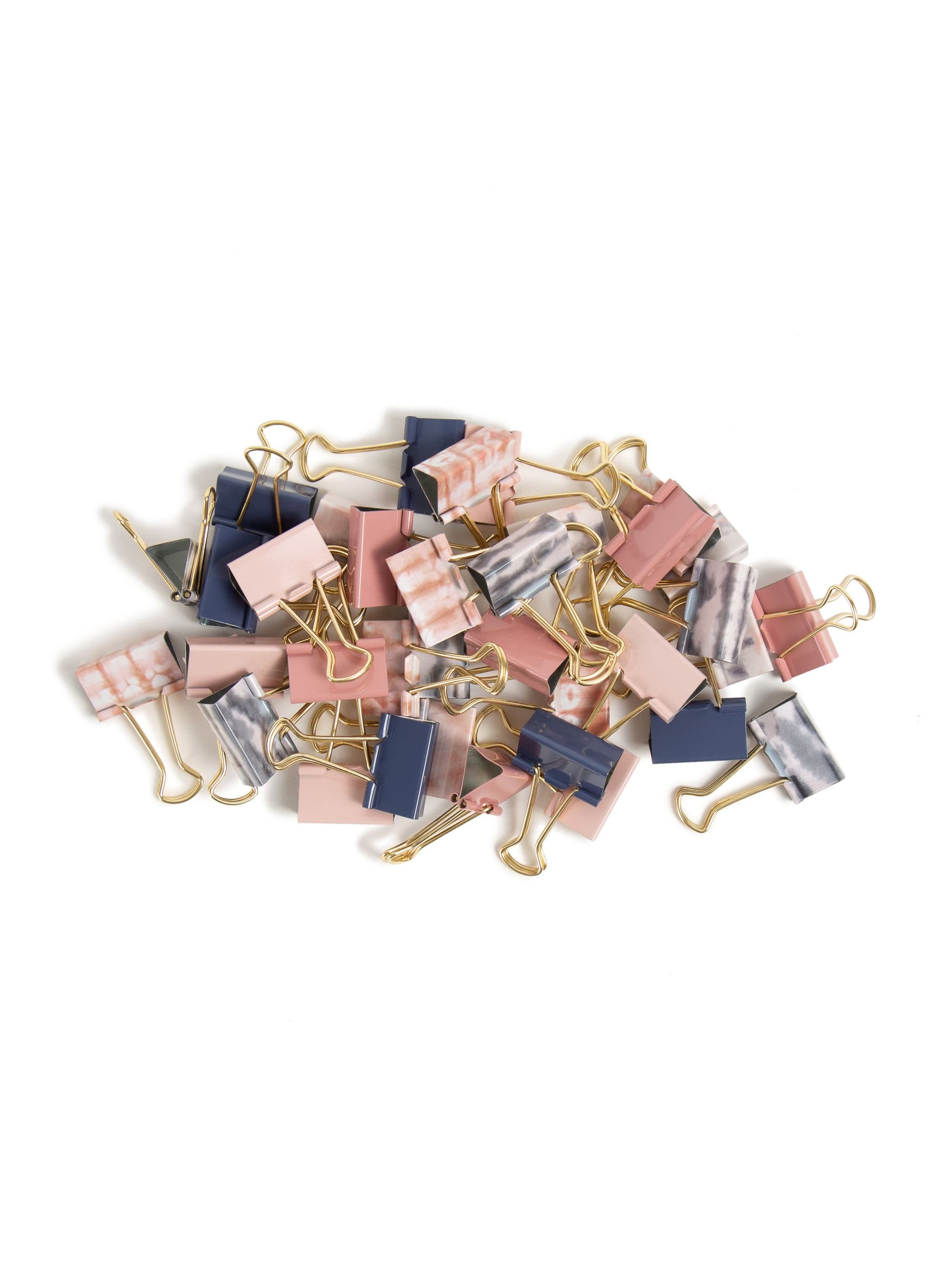 Fashion Binder Clips, Assorted Colors, Assorted Colors, Set of 36, 843463136110