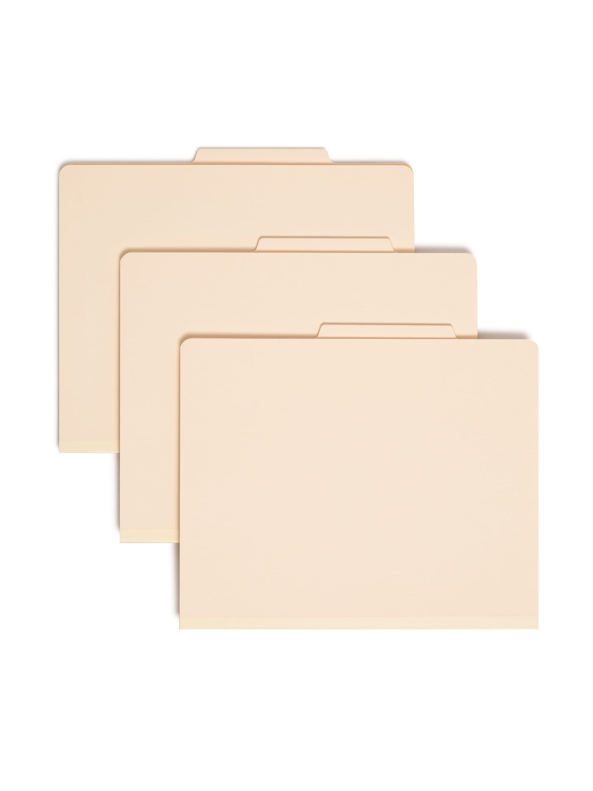 Classification File Folders, 1 Divider, 2 inch Expansion, Manila Color, Letter Size, Set of 0, 30086486137004