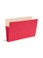 File Pockets, 5-1/4 inch Expansion, Straight-Cut Tab, Red Color, Legal Size, Set of 0, 30086486742413