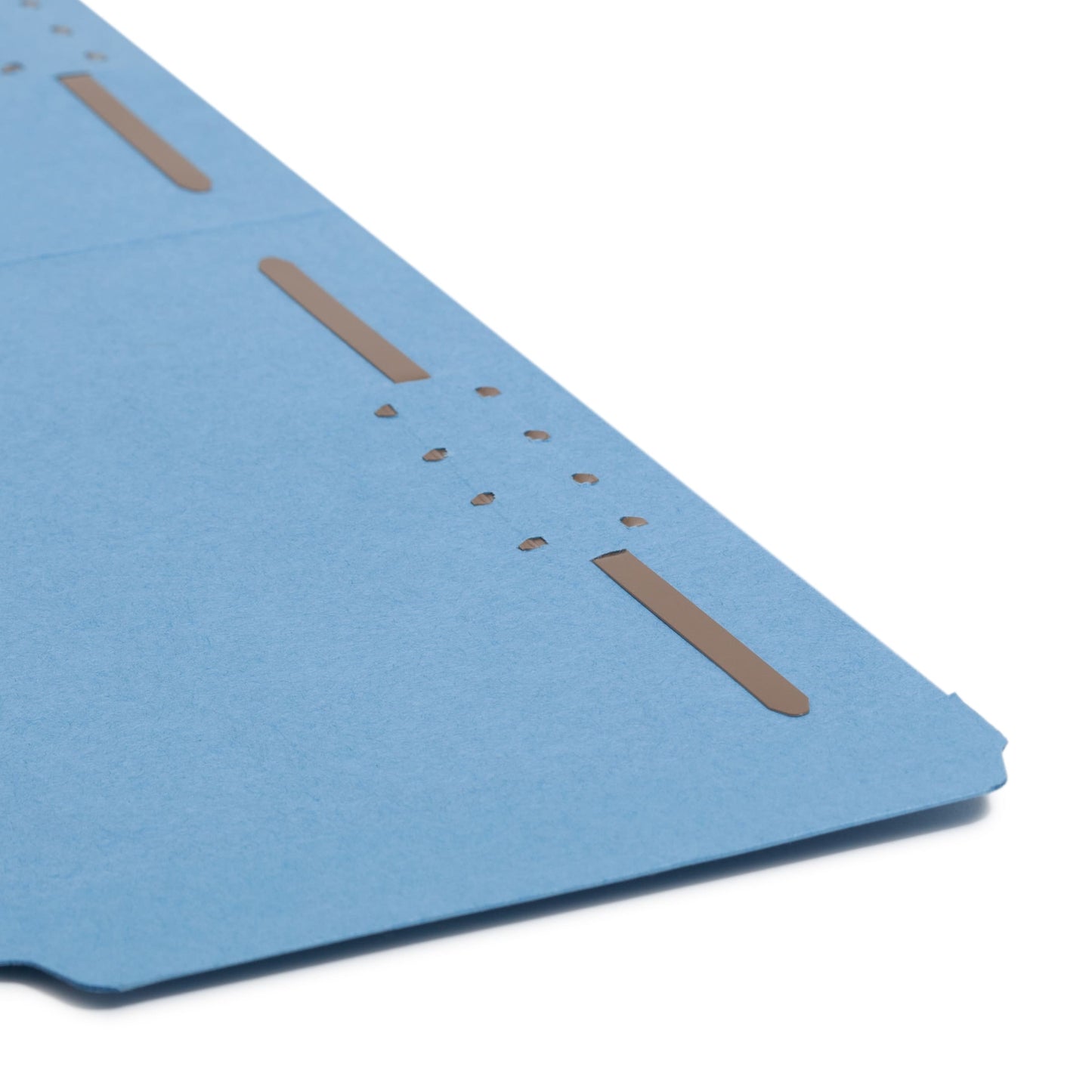 Reinforced Tab Fastener File Folders, 1/3-Cut Tab, 2 Fasteners, Blue Color, Legal Size, Set of 50, 086486170406