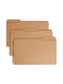Reinforced Tab Fastener File Folders, 1/3-Cut Tab, 1 Fastener, Kraft Color, Legal Size, Set of 50, 086486198349