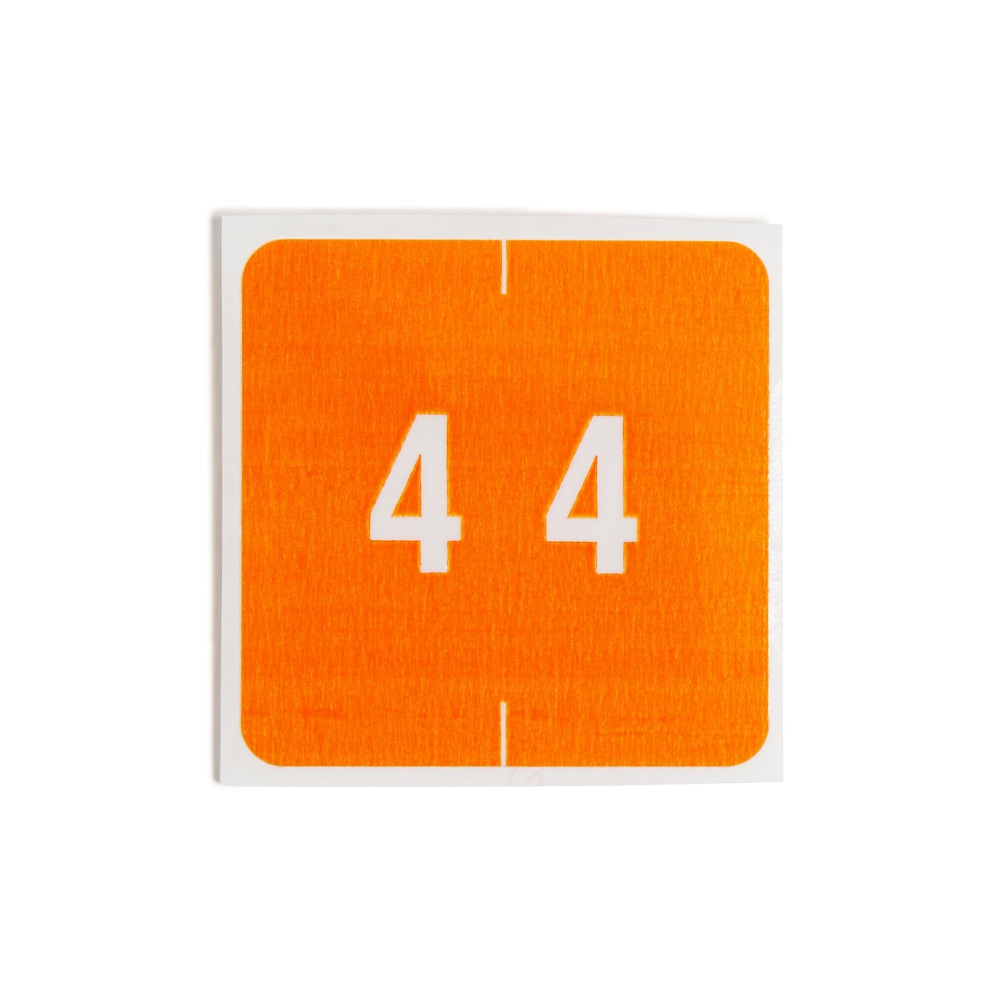DCC Color-Coded Numeric Labels - Rolls, Orange Color, 1-1/2" X 1-1/2" Size, Set of 250, 086486674249