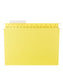 TUFF® Hanging File Folders with Easy Slide® Tabs, Yellow Color, Letter Size, 
