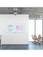 Floating Glass Non-Magnetic Dry Erase Board, White, 70" x 35", 6 x 3, White, 70" X 35" Size, Set of 1, 817894027798