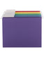 Standard Hanging File Folders with 1/3-Cut Tabs, Assorted Colors Color, Letter Size, 