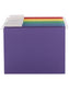 Standard Hanging File Folders with 1/3-Cut Tabs, Assorted Colors Color, Letter Size, Set of 25, 086486640206