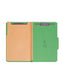 SafeSHIELD® Pressboard Classification File Folders, 2 Dividers, 2 inch Expansion, 2/5-Cut Tab, Green Color, Legal Size, Set of 0, 30086486190337