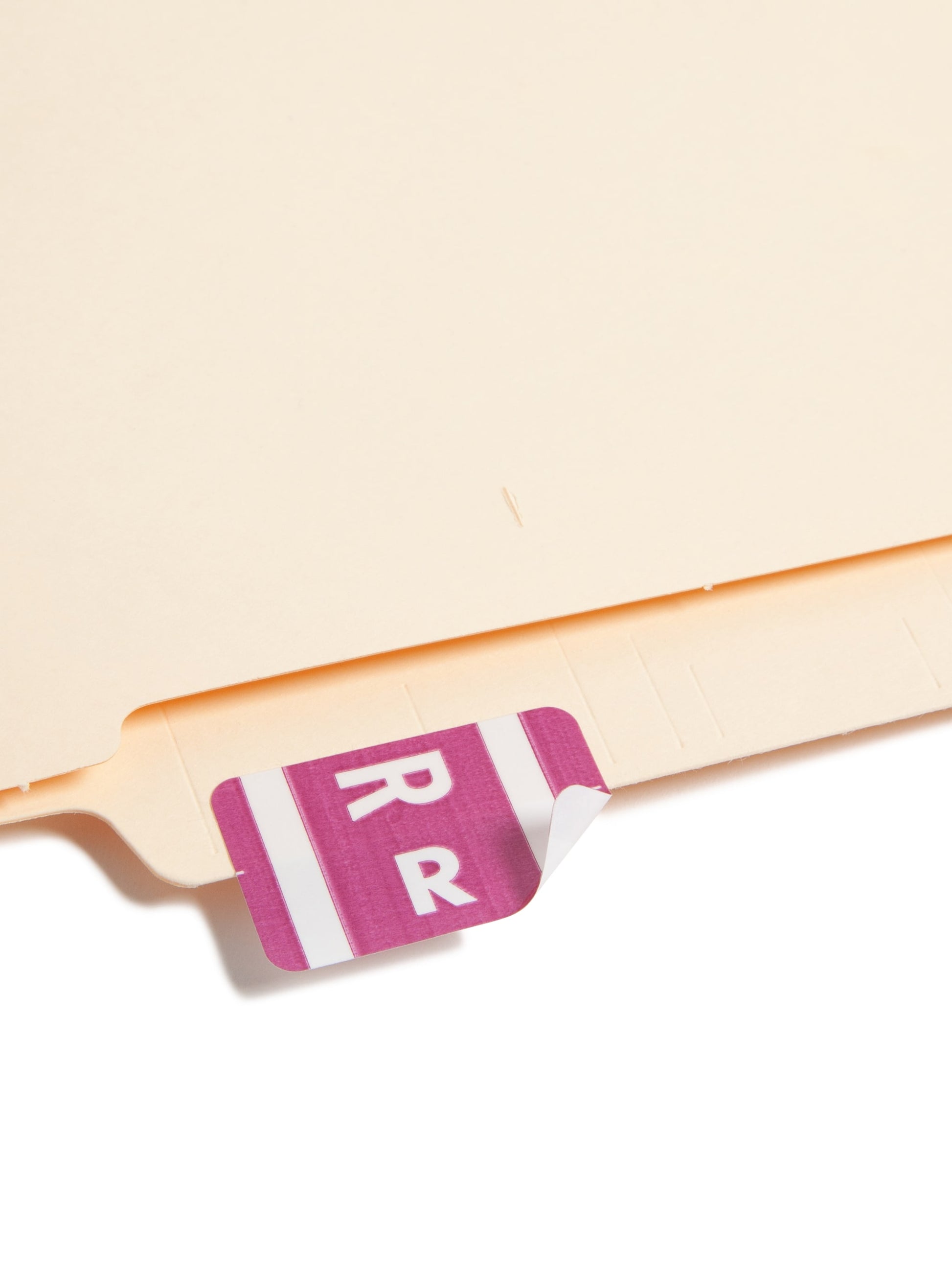 AlphaZ® ACCS Color Coded Alphabetic Labels - Sheets, Purple Color, 1" X 1-5/8" Size, Set of 100, 086486671880