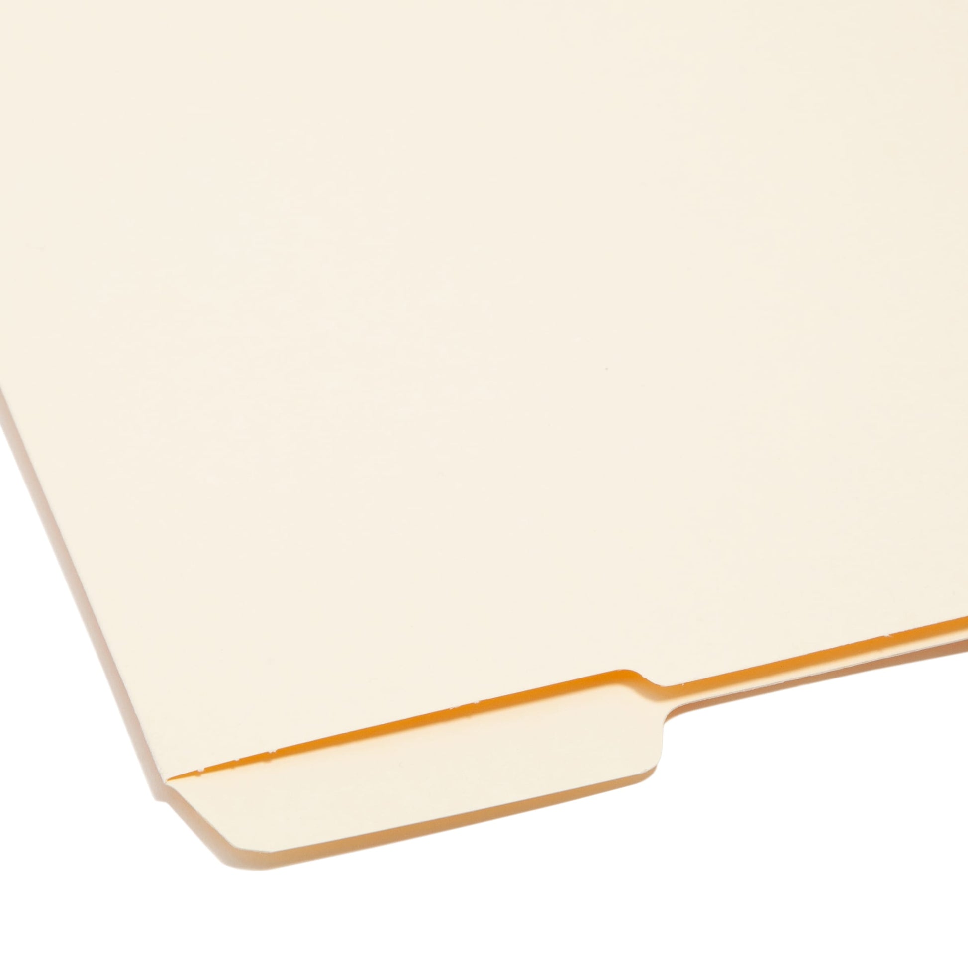 Standard End Tab File Folders, 1/3-Cut Tab, Manila Color, Letter Size, Set of 100, 086486241304