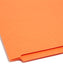 Shelf-Master® Reinforced Tab End Tab File Folders, Straight-Cut Tab, Orange Color, Legal Size, Set of 100, 086486285100