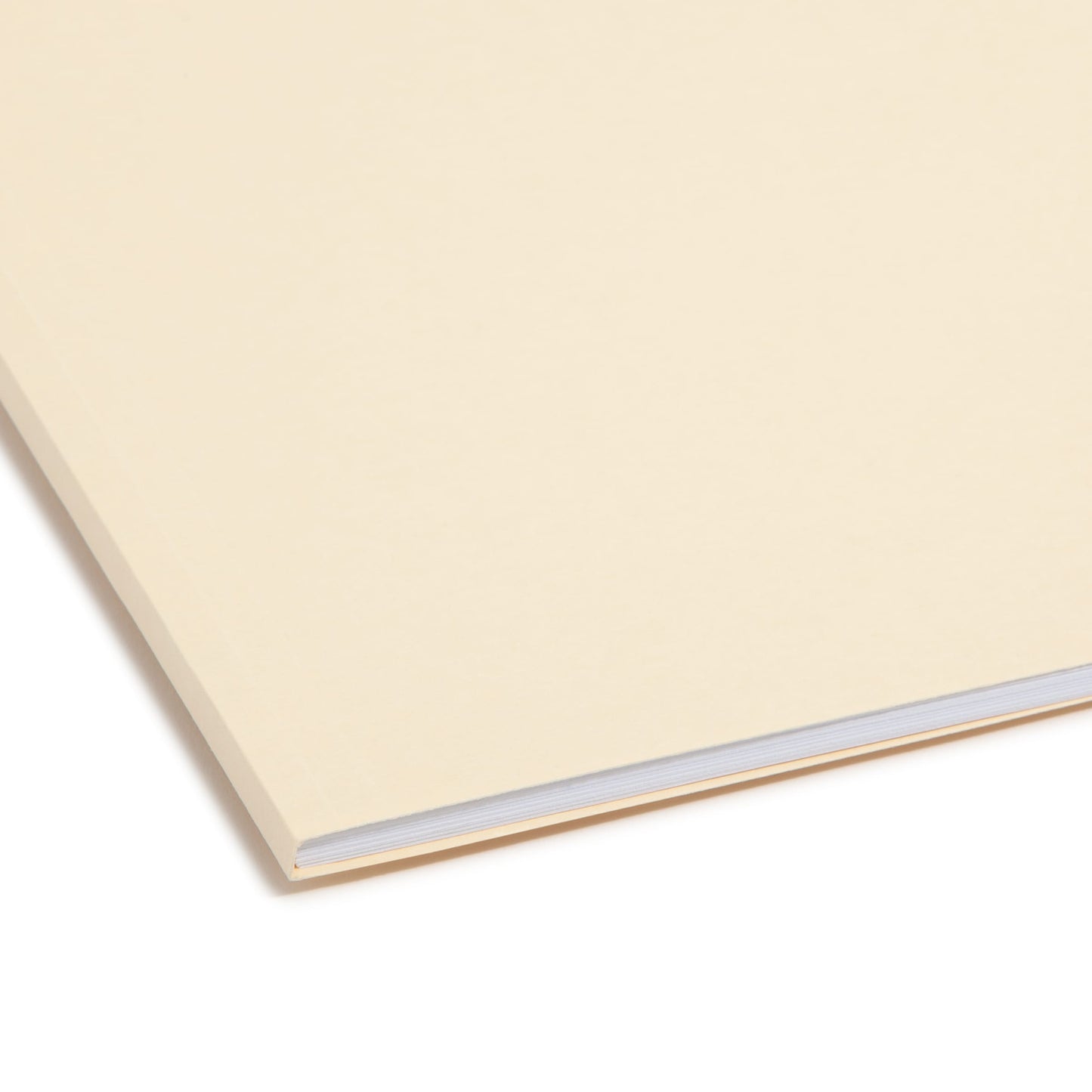 100% Recycled Reinforced Tab Fastener File Folders, Manila Color, Letter Size, Set of 50, 086486145473