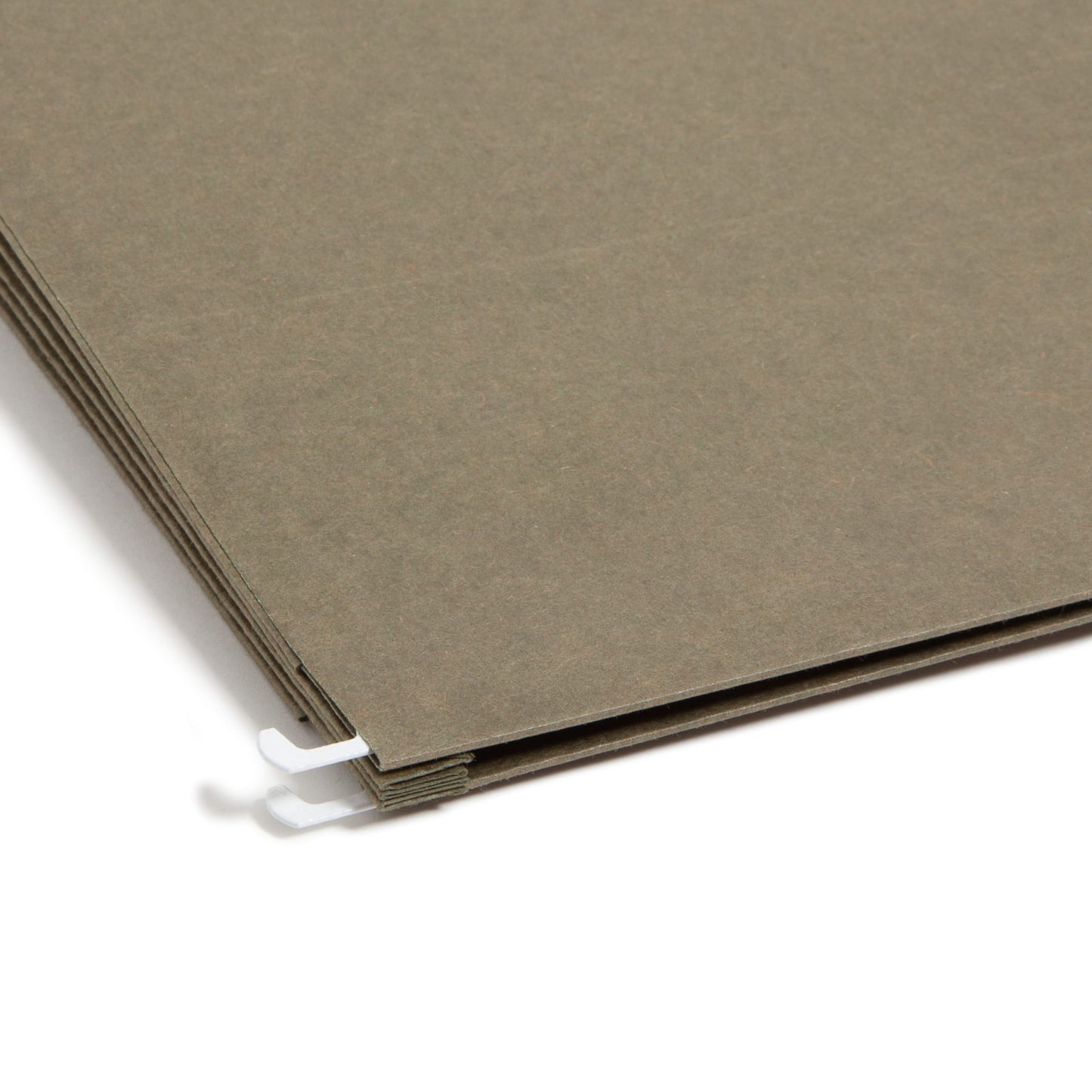 100% Recycled Hanging File Pockets, Standard Green Color, Legal Size, Set of 10, 086486643269