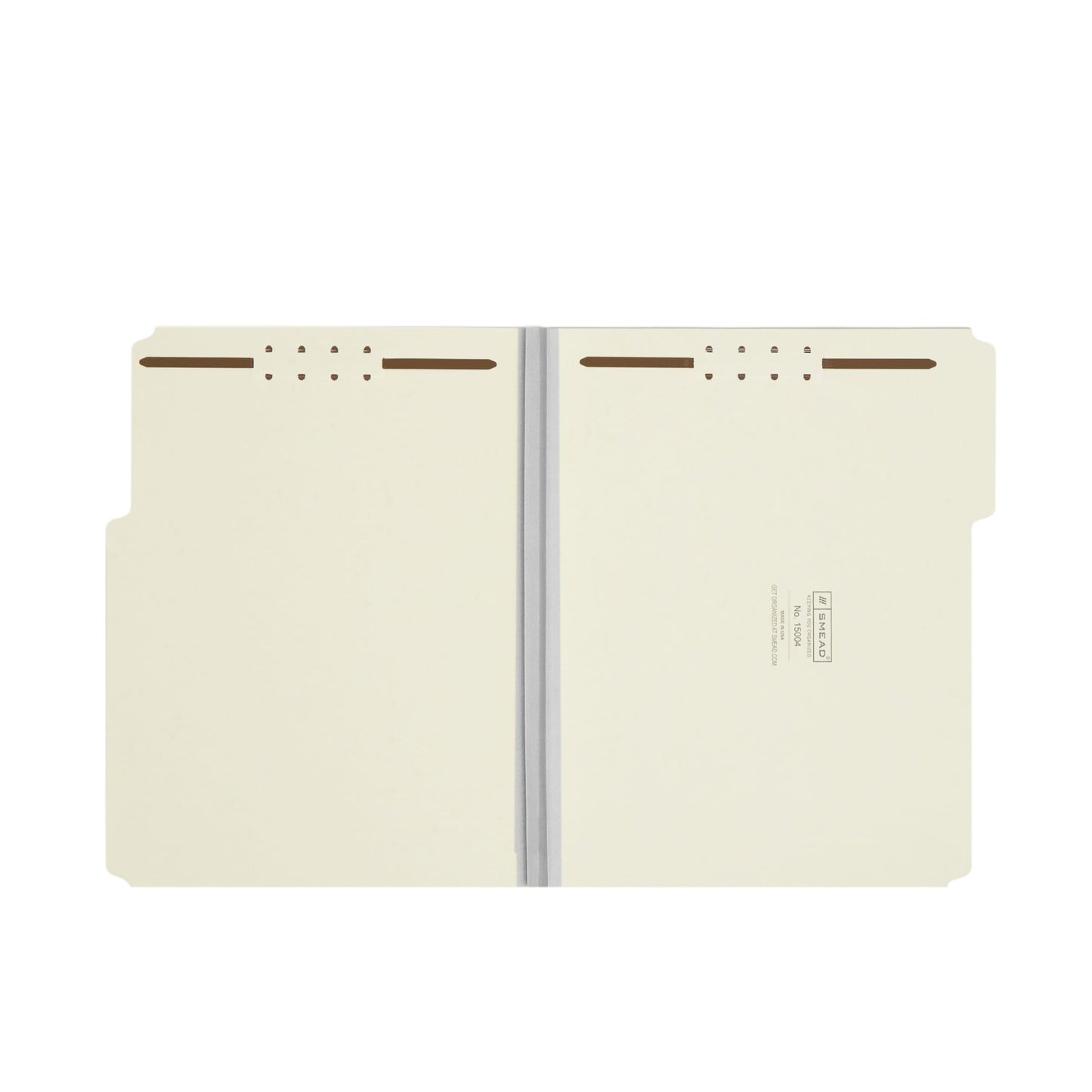 Pressboard Fastener File Folders, 2 inch Expansion, Gray/Green Color, Letter Size, Set of 25, 086486150040