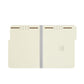 Pressboard Fastener File Folders, 2 inch Expansion, Gray/Green Color, Letter Size, Set of 25, 086486150040