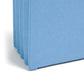File Pockets, 3-1/2 inch Expansion, Straight-Cut Tab, Blue Color, Legal Size, Set of 25, 30086486742253