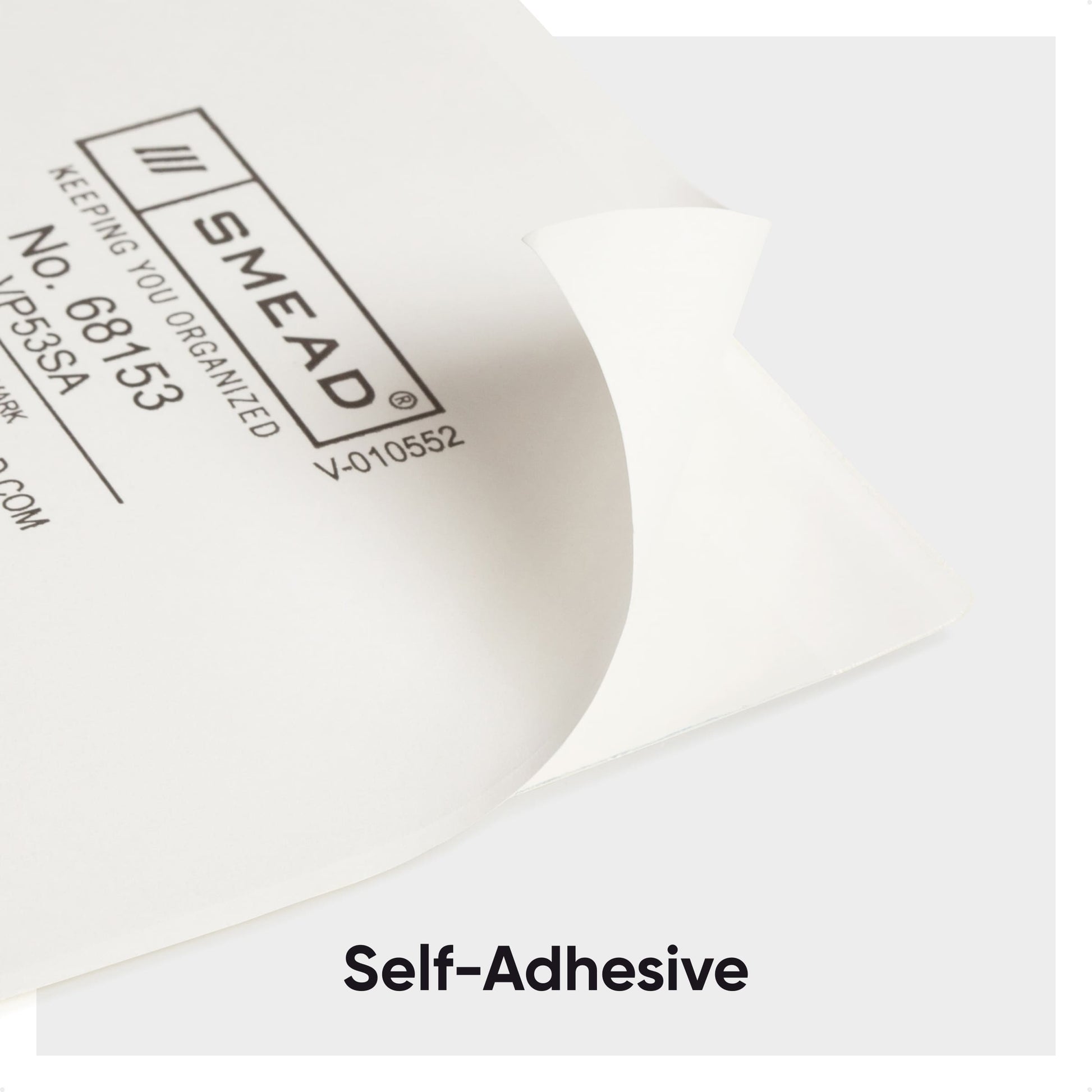 Self-Adhesive Poly Pockets, Clear Color, 5" X 3" Size, Set of 100, 086486681537