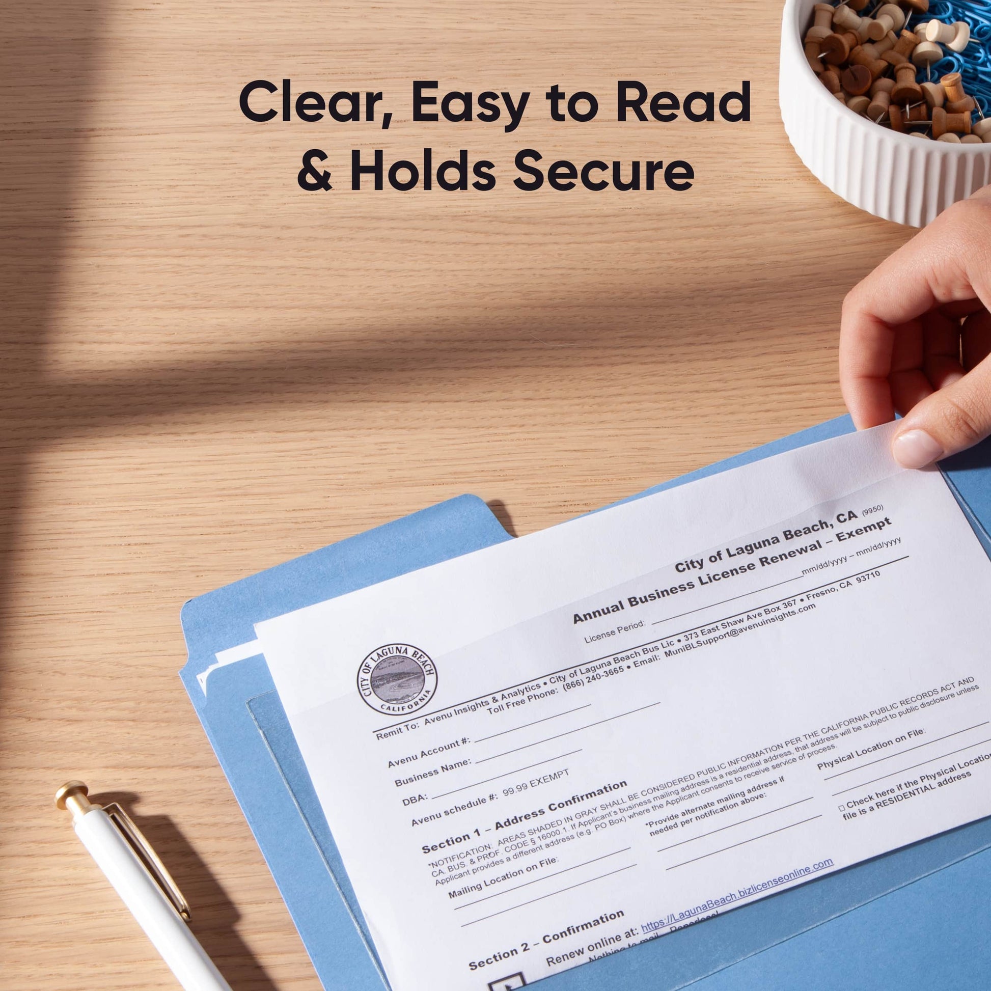 Self-Adhesive Poly Pockets, Clear Color, 9" X 5-1/2" Size, Set of 100, 086486681858