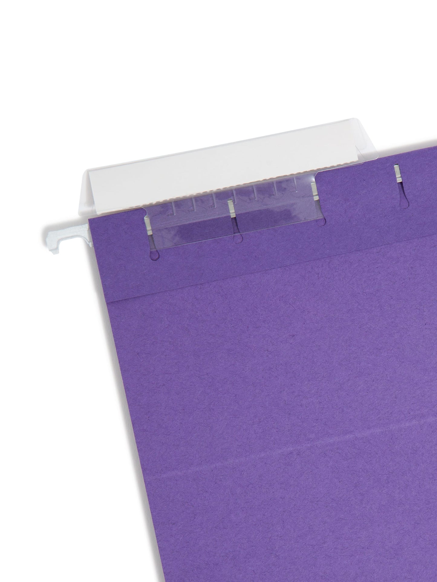 Standard Hanging File Folders with 1/3-Cut Tabs, Purple Color, Letter Size, Set of 25, 086486640237