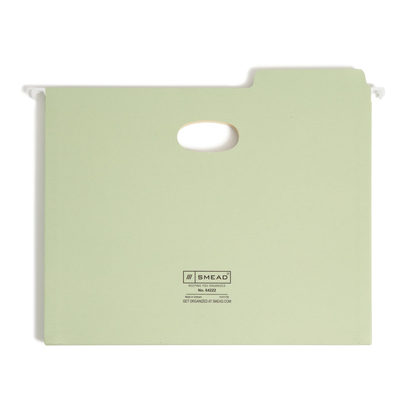FasTab® Extra Capacity Hanging File Folders, 1/3-Cut Tab, Moss Green Color, Letter Size, Set of 1, 086486642224