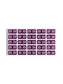 ETS Color-Coded Year Labels - Sheets, Purple Color, 1" X 1/2" Size, 