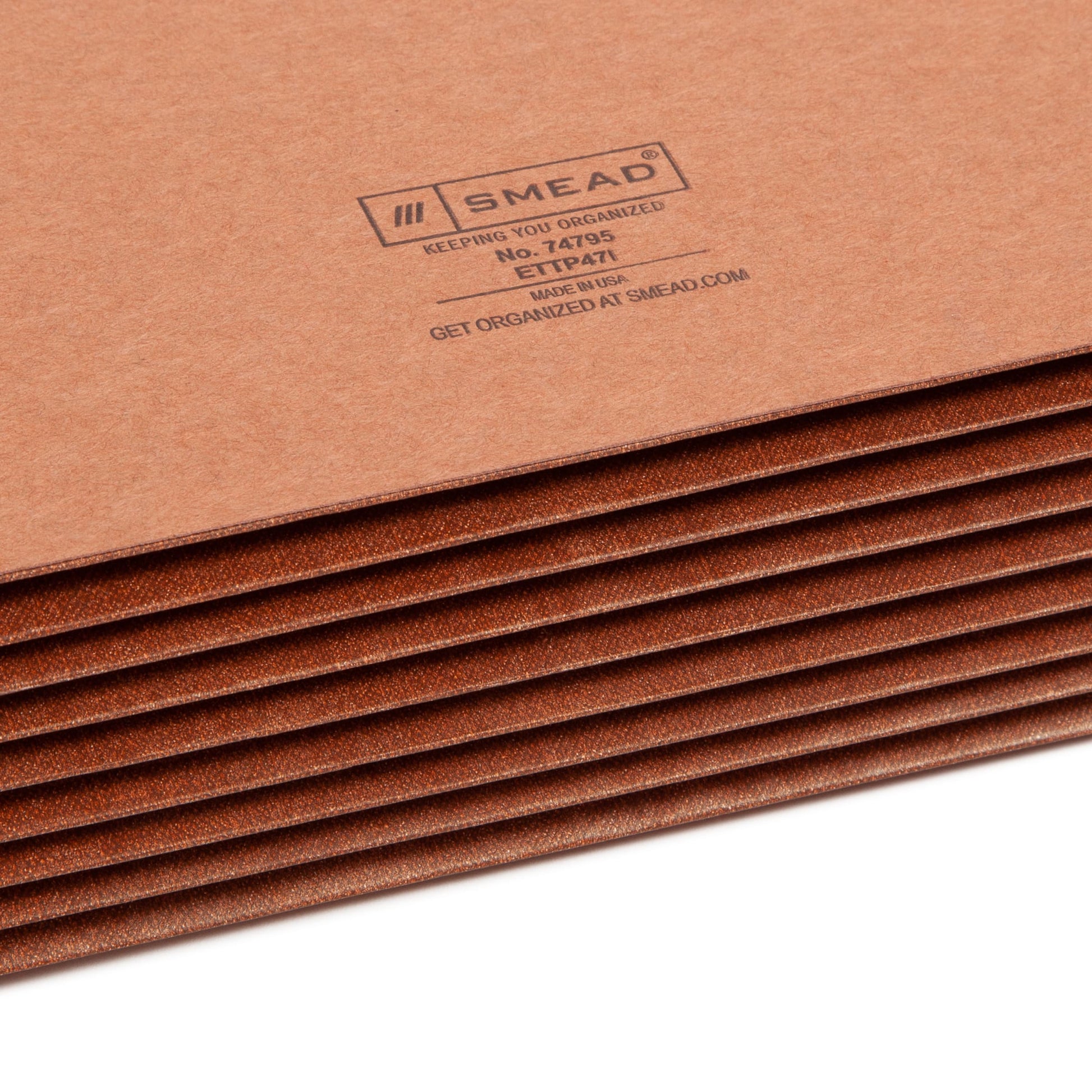 TUFF® Extra-Wide Reinforced End Tab File Pockets, Straight-Cut Tab, 7 inch Expansion, Redrope Color, Extra Wide Legal Size, Set of 1, 30086486747951