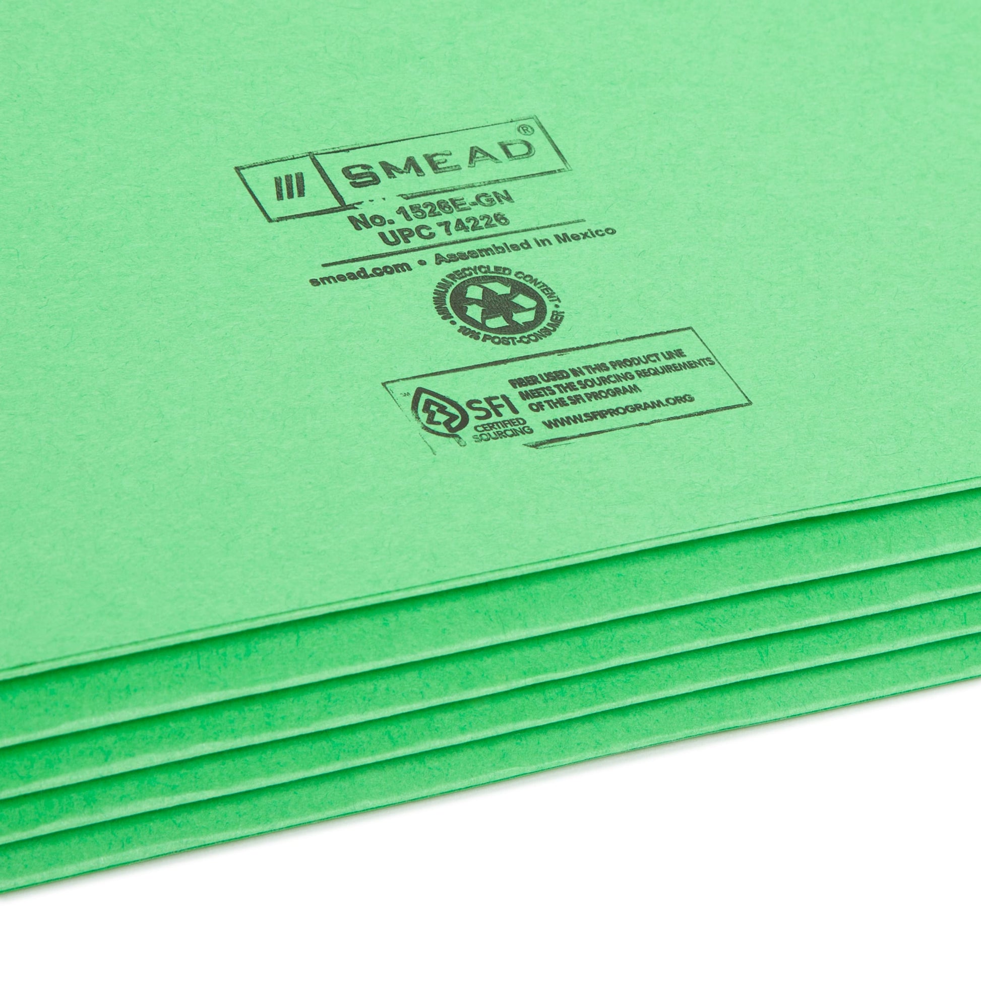 File Pockets, 3-1/2 inch Expansion, Straight-Cut Tab, Green Color, Legal Size, Set of 25, 30086486742260