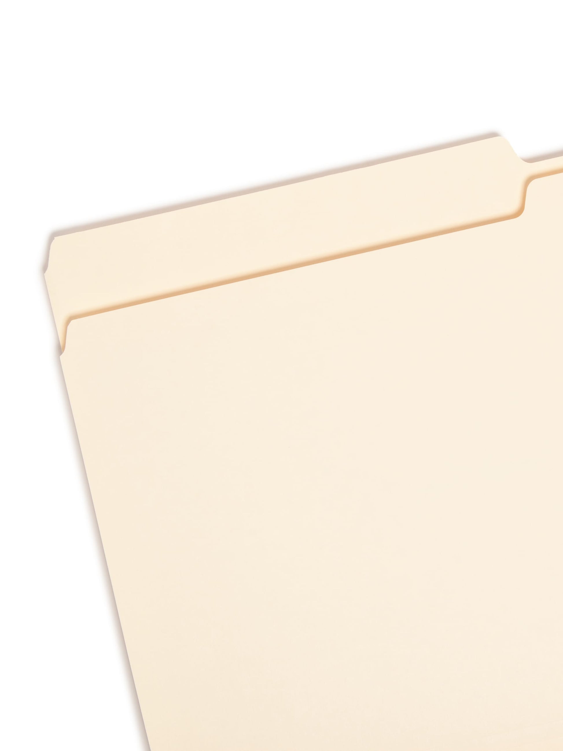 Standard File Folders, 1/2-Cut Tab, Manila Color, Legal Size, Set of 100, 086486153201