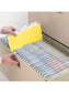 TUFF® Hanging File Folders with Easy Slide® Tabs, Yellow Color, Letter Size, Set of 1, 086486640442