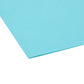 Standard Hanging File Folders with 1/5-Cut Tabs, Aqua Color, Letter Size, Set of 25, 086486640589