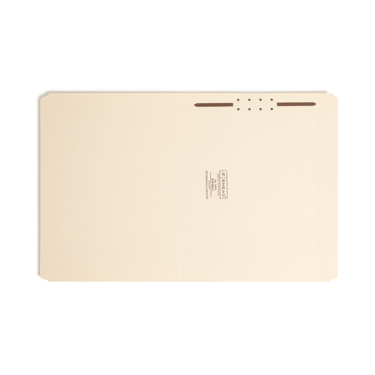 Reinforced Tab Fastener File Folders, Straight-Cut Tab, 1 Fastener, Manila Color, Letter Size, Set of 50, 086486145107